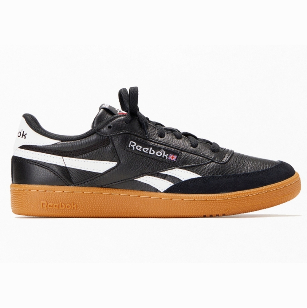 Reebok Men's Club C Revenge Vintage Sneaker - Black and White size 8
